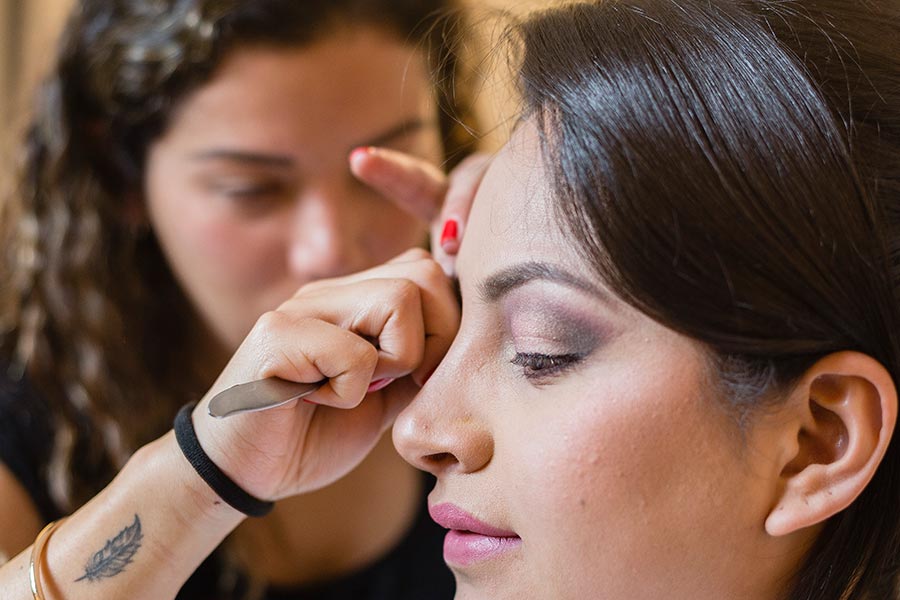 mascara en las pestañas maquillaje para ojos