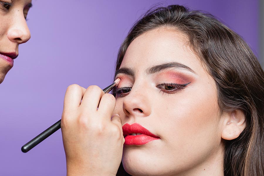 sombras y contrastes maquillaje para ojos